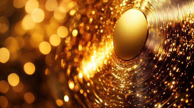 Gold market globle gold price analysis shining bright with golden light reflecting circular pattern creating mesmerizing gold market globle gold