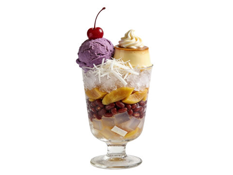 Halo-halo Filipino traditional food.