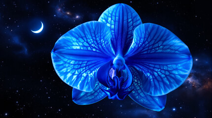 flowers on a space background