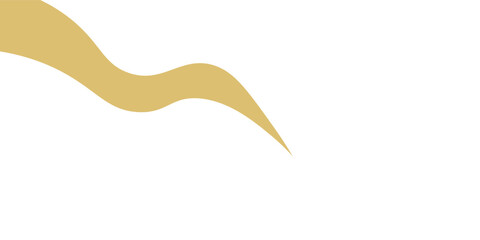 Fototapeta premium gold wave curve, golden wave corner shape for element, stripes ribbon golden graphic, striped gold. eps 10