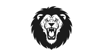 Roaring Lion Head Emblem