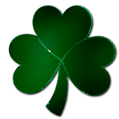 Green Shamrock Clover Illustration