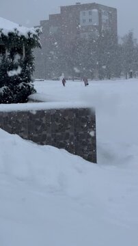 snow covered bridge
