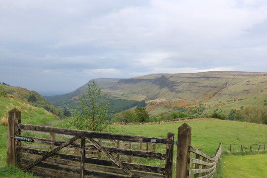 Rustic Gate Overlooking Glenariff Valley