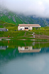 Obraz premium Wander- und Skigebiet Pizol im Kanton St. Gallen, Schweiz
