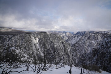 snow covered mountain