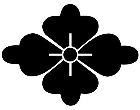 japanese emblem kamon antique crest family vector tradicional japan