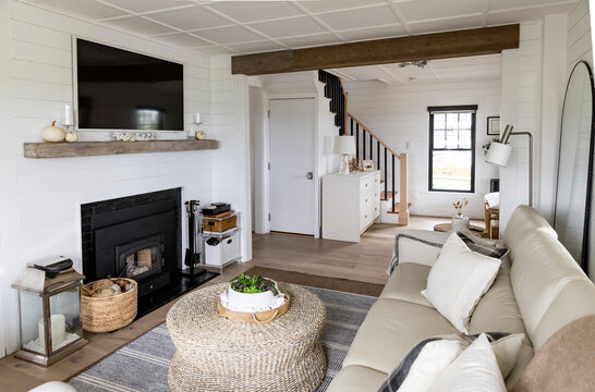  Home Living Room flat screen television 