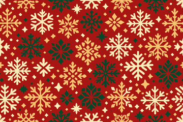 Patr&oacute;n navide&ntilde;o de copos y geometr&iacute;a