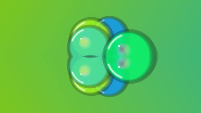 Cell division process illustration showing mitosis stages with chromosomes and nucleus in a biological context