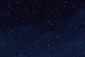 Fototapeta premium Dark Blue Night Sky Filled with Scattered White Stars Abstract Background Astronomy Concept Celestial View Backdrop Glittering Cosmic Scenery Starlight Effect