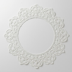 round lace frame