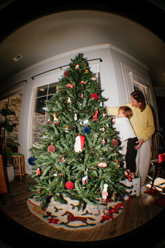 Decorating Christmas Tree