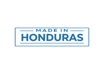 Fototapeta premium Made in Honduras label vector Made in vector label icon on a white background