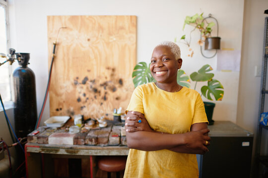 Small business owner portrait