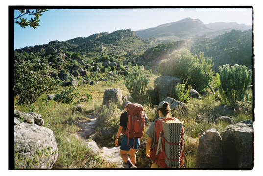 Hikers in Nature Exploring