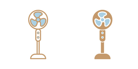 Obraz premium Air Fan icon design template
