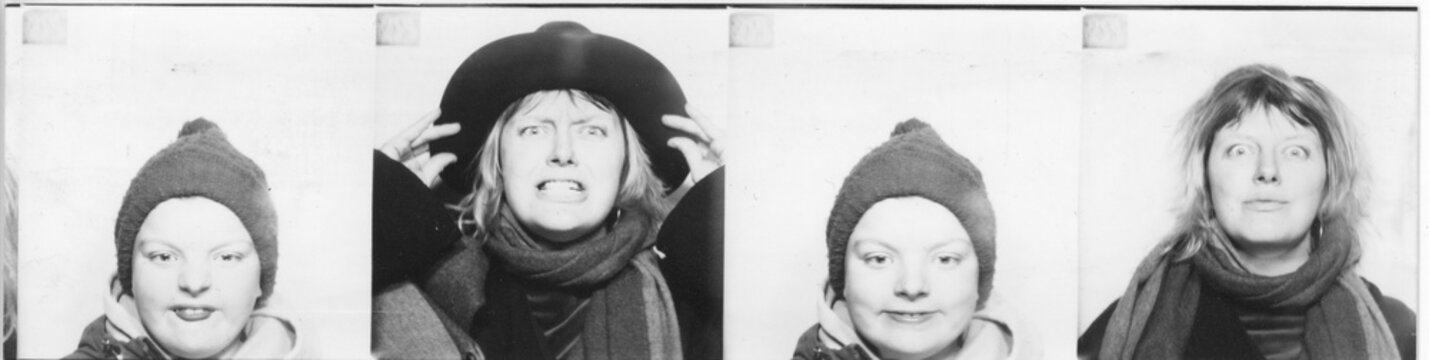 Photobooth Strip with Playful Expressions