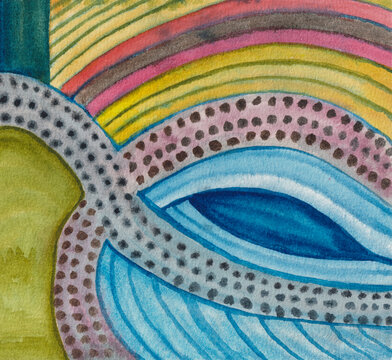 Vibrant Abstract Playground Park Corner