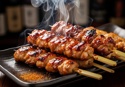 焼き鳥の盛り合わせ（タレ）