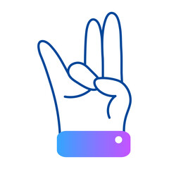 Obraz premium Hand drawn style icon representing letter d sign 