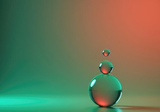 A gentle, balanced blend of colors and light illustrating a serene and holistic environment focused on equilibrium and well-being, calm, conceptual, tranquility