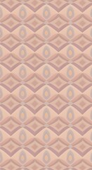 A seamless geometric pattern featuring repeating shapes in soft pastel colors, suitable for use as a digital backdrop or textile design, symmetry, geometric, pattern