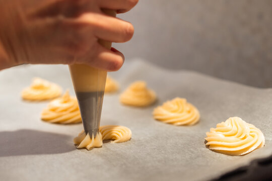 Preparing Cream Puff Dough