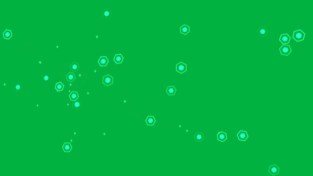 On play network pulsing, struts shifting, arm changing spacing, showing links on transparent canvas