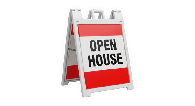 Open House Aframe Sign For Real Estate Sales
