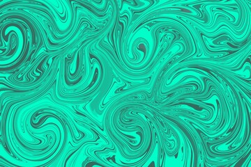 Emerald green and dark green color marble pattern seamless background
