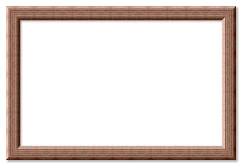 Wooden frame creating transparent blank space