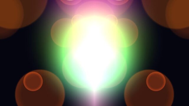 Vibrant Lights and Colors in Motion.