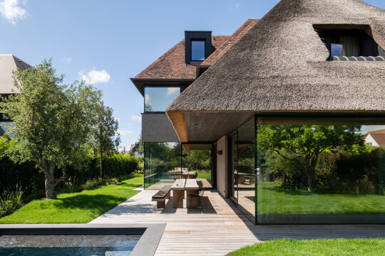 villa and terrace