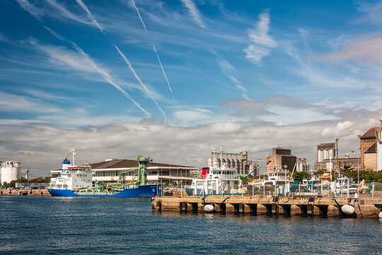 Port of Himeji in Hyogo, Japan