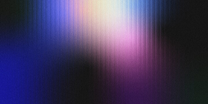 Abstract grainy background with vertical glass grooves and a smooth blue-to-purple-to-white gradient, featuring subtle noise texture.