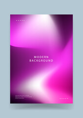 Fototapeta premium Trendy purple and magenta fluid background with a soft glowing mesh texture for modern digital presentation and branding
