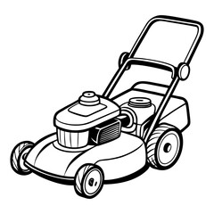 Lawn Mower Outline
