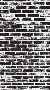 13-65. Old and worn brick wall surface texture vector image - illustration.