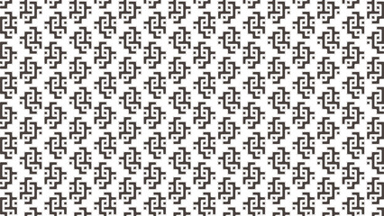 monochrome geometric tile seamless pattern background vector design