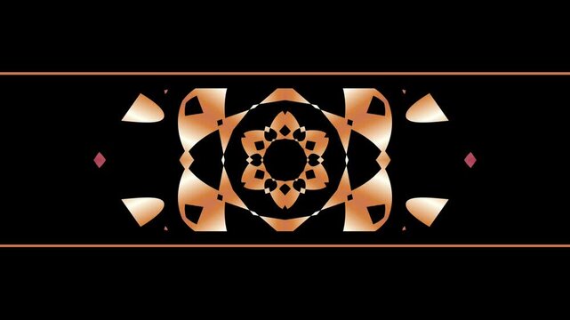 purple gold gradient motion mandala border for wedding and luxury events