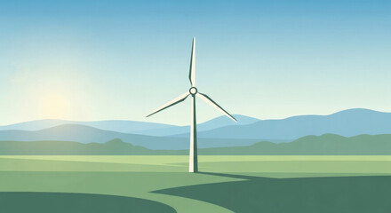 Obraz premium wind turbines