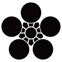 家紋です。富山前田家梅鉢といいます。