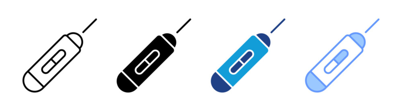 Laser Pointer icon set multiple style collection