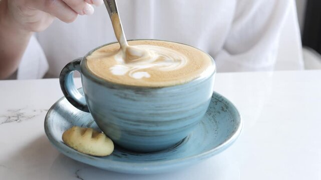 Cafe atmosphere during slow morning break mindful pause with warm coffee by window Coffee ritual supports calm routine coffee moment inspires reflection coffee comfort enhances peaceful lifestyle