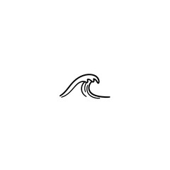 Simple Hand Drawn Sea Wave
