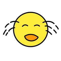 various facial emoji expressions on a white background