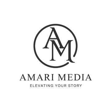 Amari Media Logo Design Element.