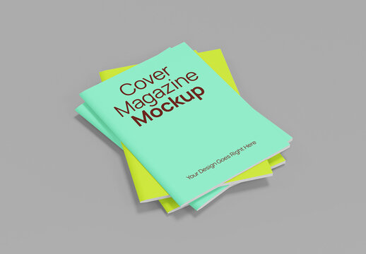 Front Cover Magazine Mockup