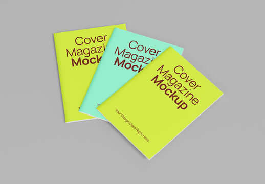 Magazine Cover Display Mockup